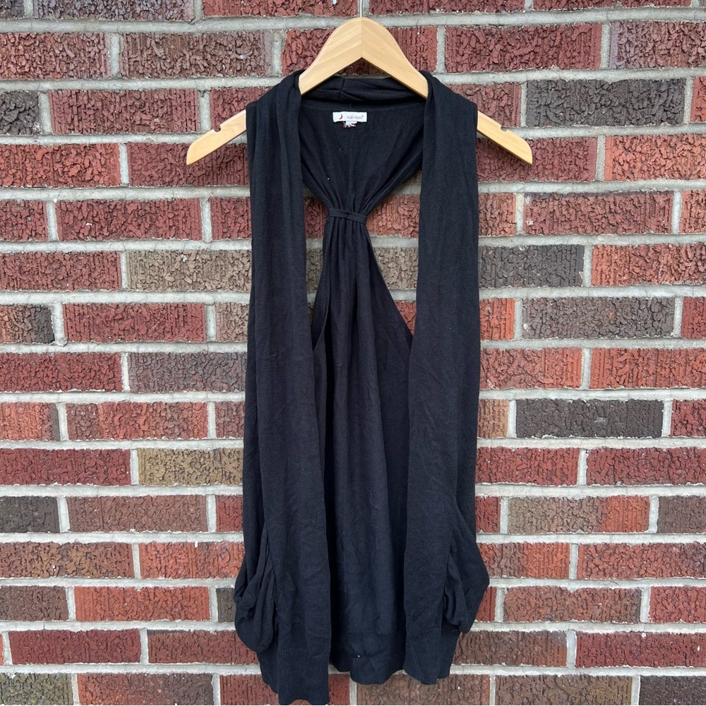 Ruby Moon Black Sweater Vest